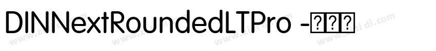 DINNextRoundedLTPro 字体转换